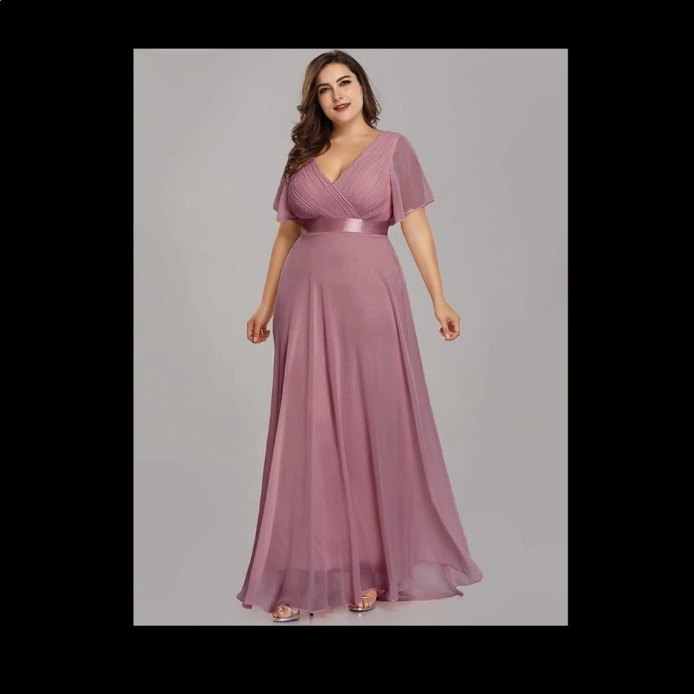 Orchid Plus Size Bridesmaids Dress